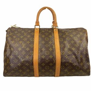 Louis Vuitton Travel bag Boston Keepall 45 Brown